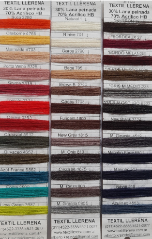 Hilado montana lana acrilico 1/14